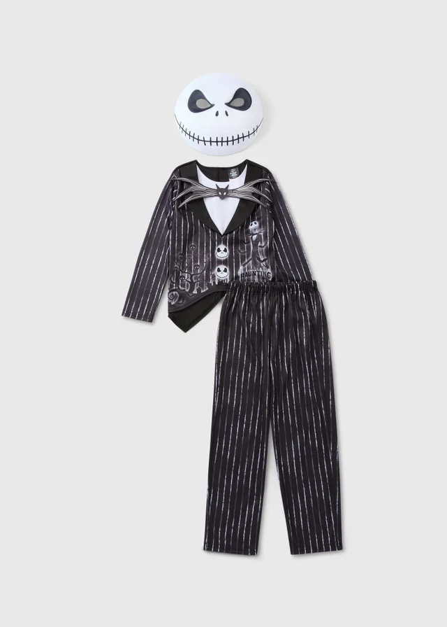 Disney Jack Skellington Black Fancy Dress Costume (3-11 Yrs)
