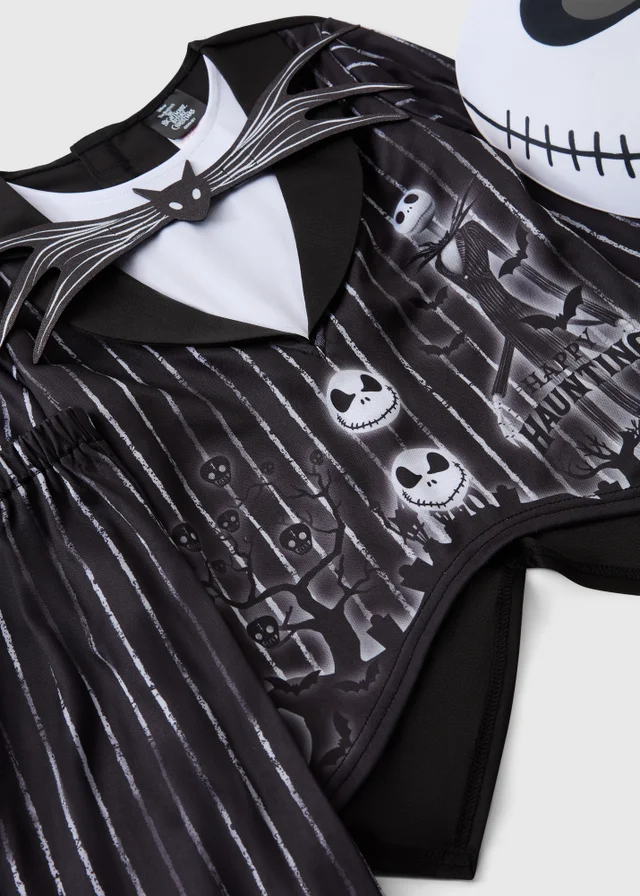 Disney Jack Skellington Black Fancy Dress Costume (3-11 Yrs)