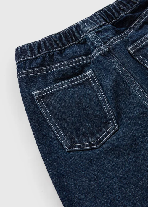 Boys Dark Blue Balloon Fit Jeans (1-8yrs) - 5-6 Yrs Image 2