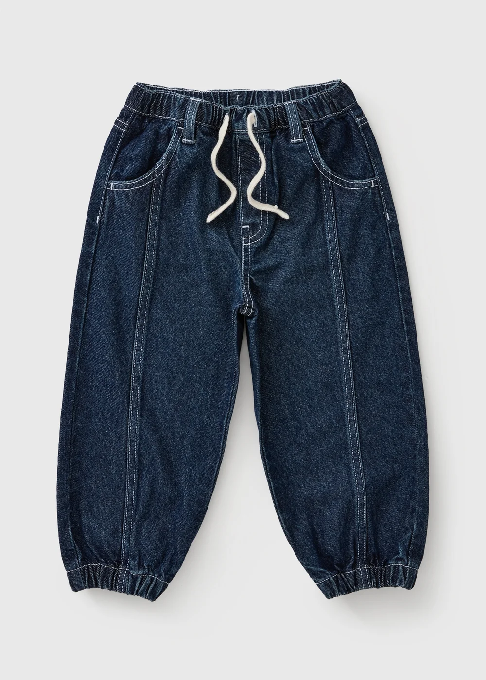 Boys Dark Blue Balloon Fit Jeans (1-8yrs) - 5-6 Yrs Image 1