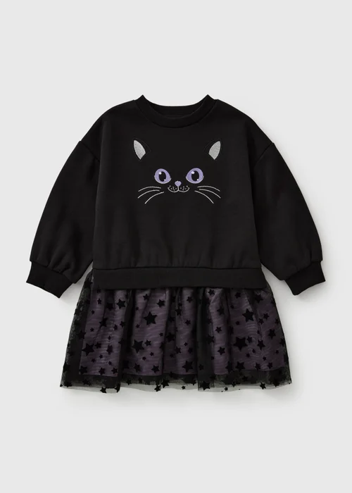Girls Black Cat Dress Up (1-8 Yrs) - 1-1.5 Yrs Image 1