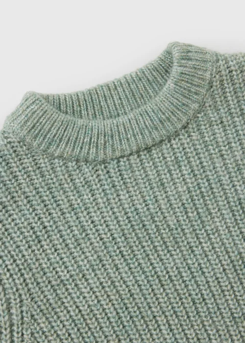Boys Sage Fisherman Knitted Jumper (1-8yrs) - 1-1.5 Yrs Image 2