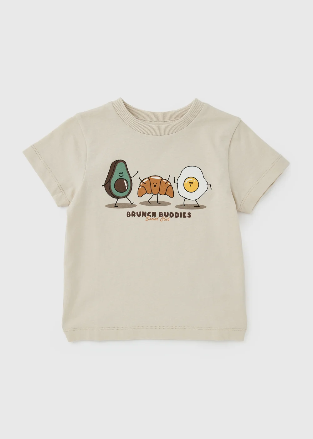 Boys Stone Brunch Buddies T-Shirt (1-8yrs) - 1-1.5 Yrs Image 1