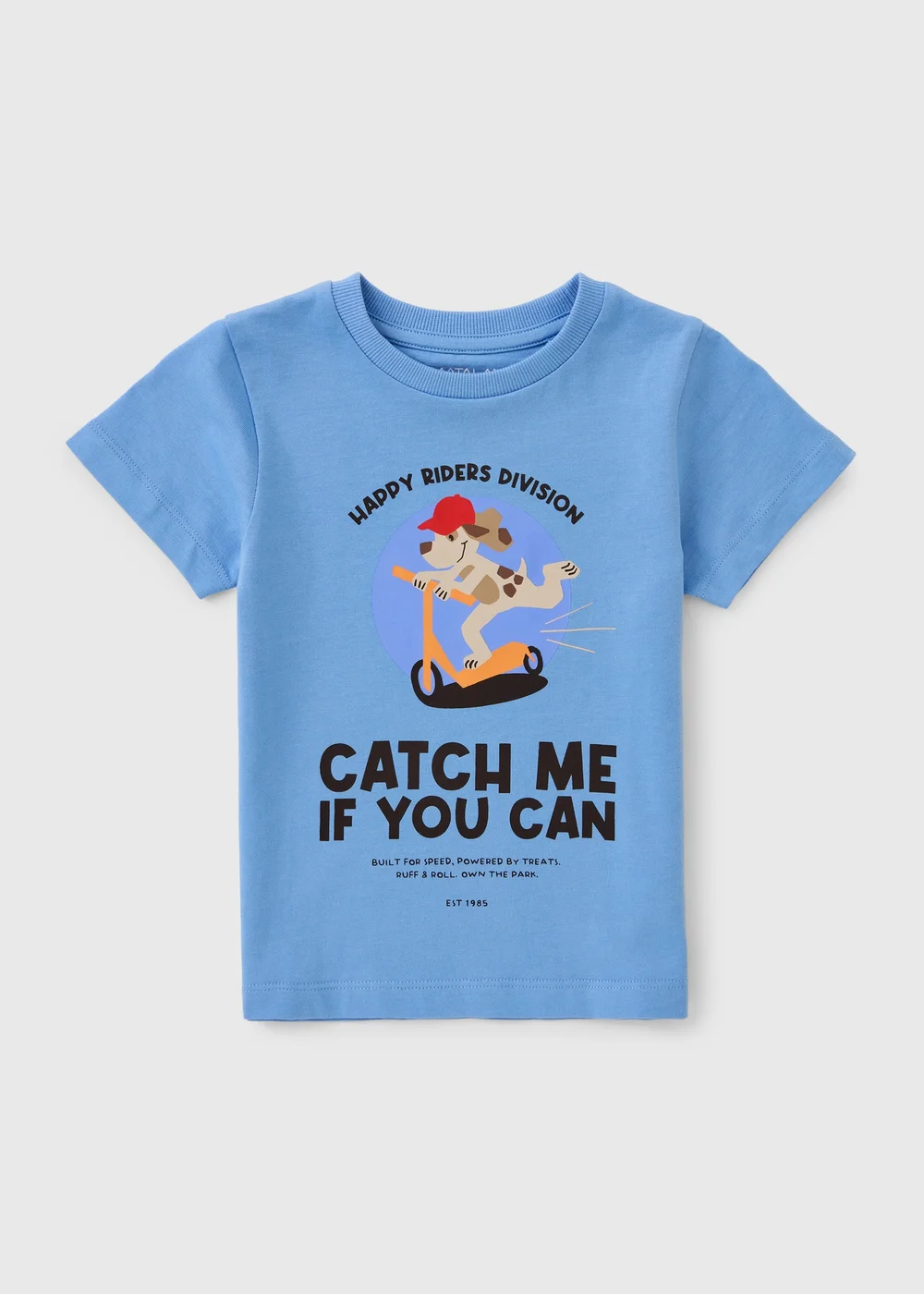 Boys Blue Skate Dog T-Shirt (1-8yrs) - 2-3 Yrs Image 1
