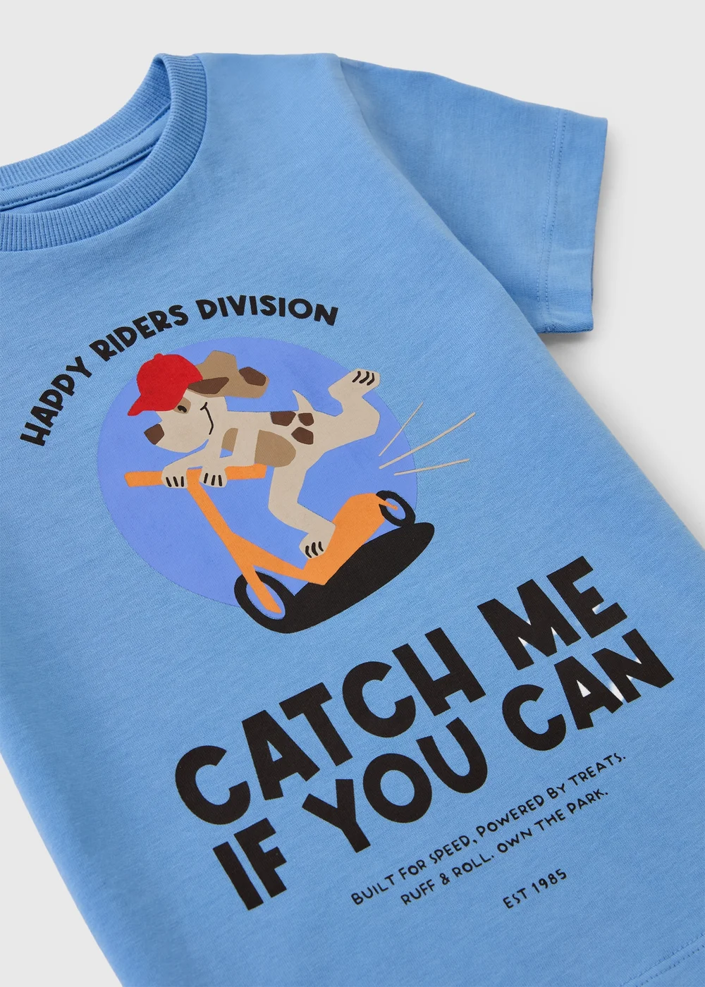 Boys Blue Skate Dog T-Shirt (1-8yrs) - 2-3 Yrs Image 2