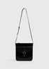 Black Messenger Crossbody Bag - One Size Image 1