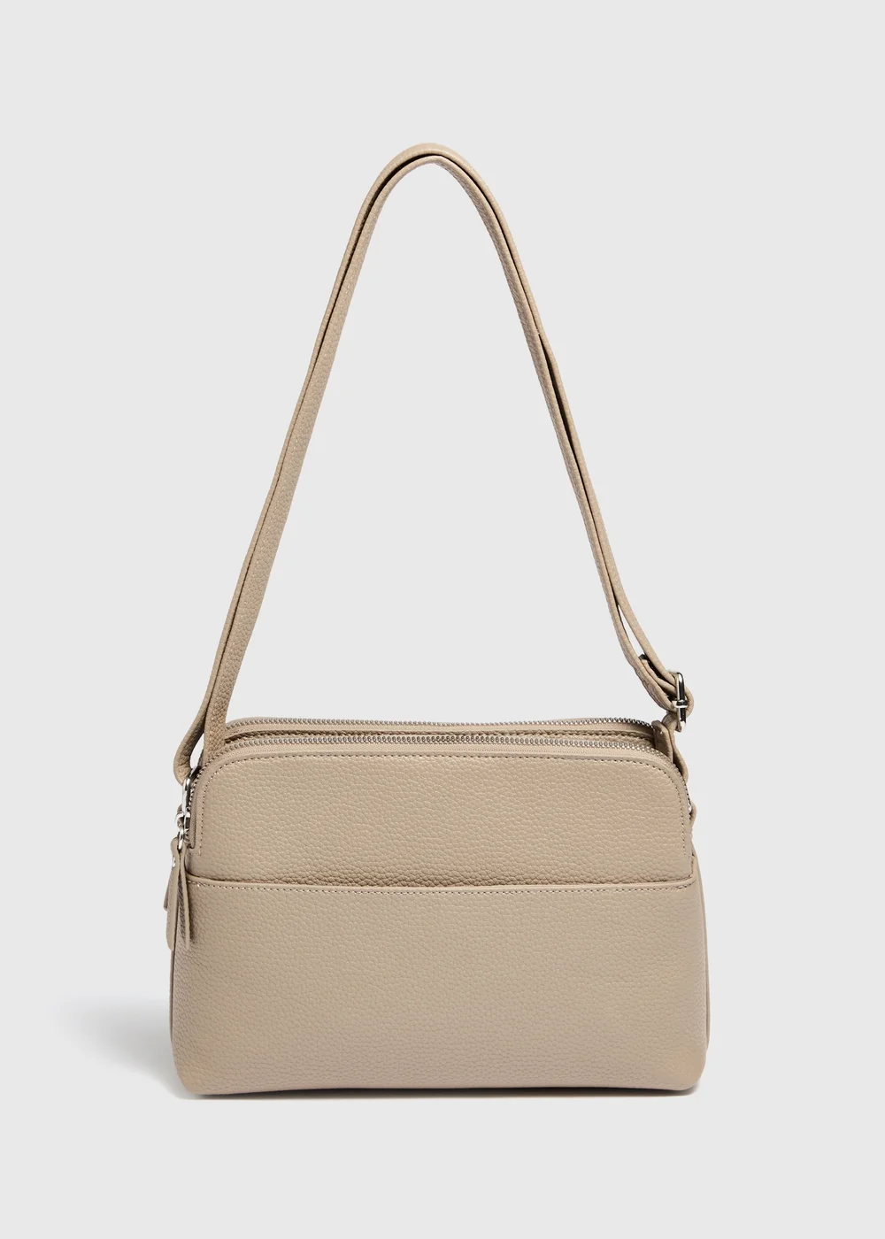 Taupe Triple Compartment Bag - One Size Image 1