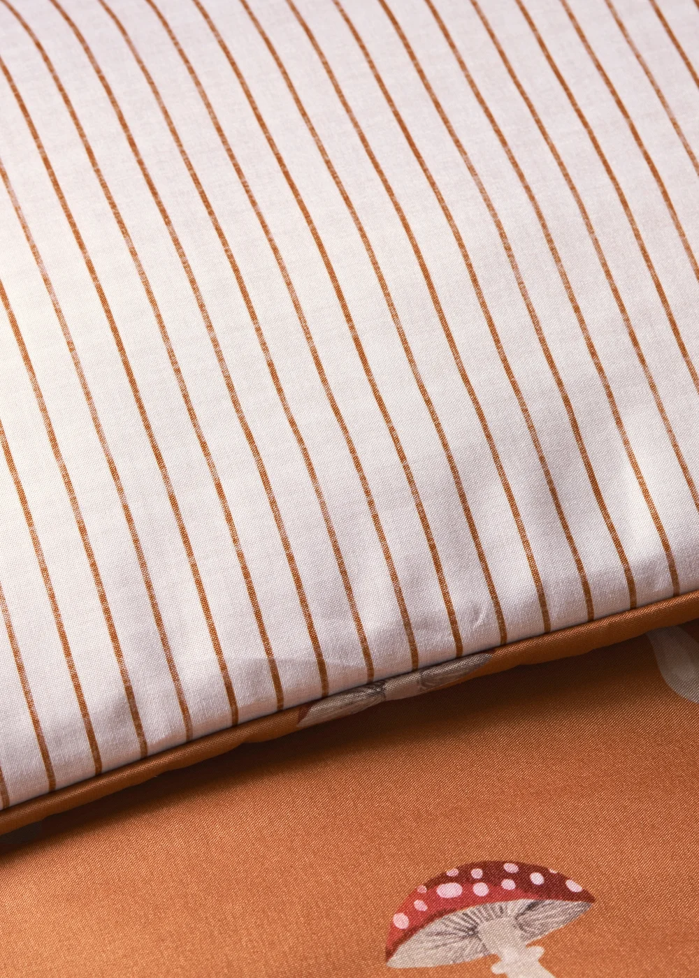 Orange Mushroom Duvet Set - Single Image 3