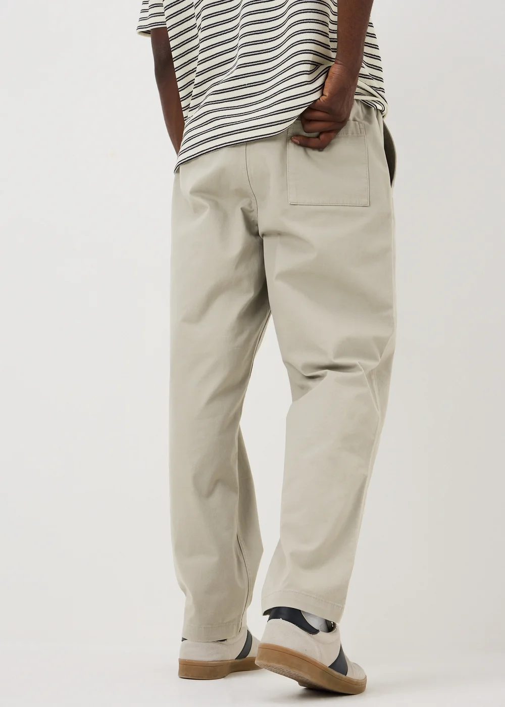 Mushroom Relaxed Chinos - S Image 2