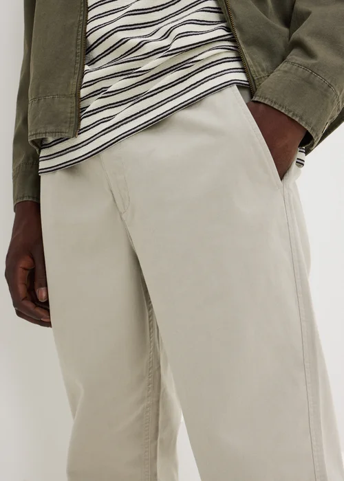 Mushroom Relaxed Chinos - S Image 3
