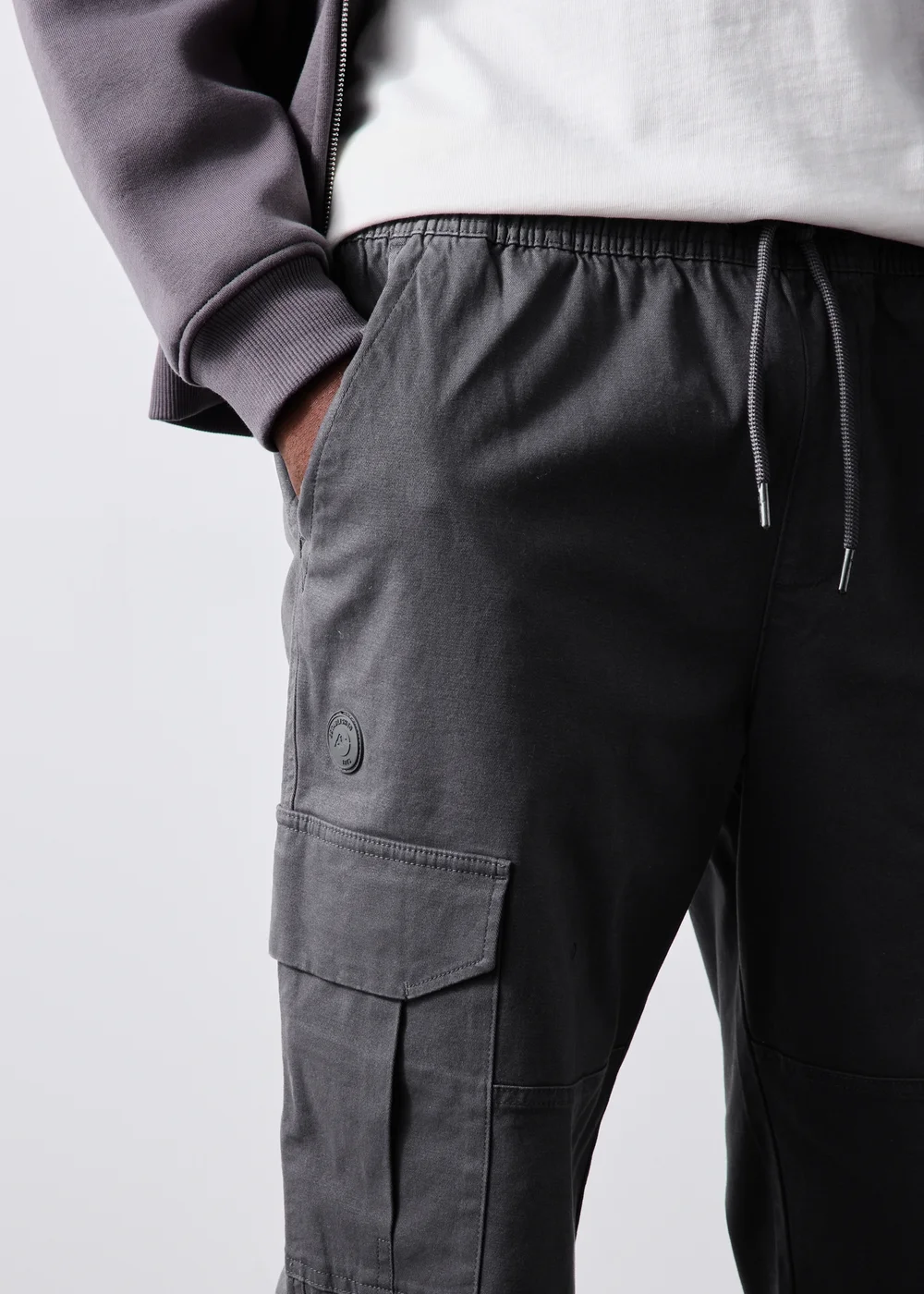 Charcoal Zip Cargo - XS Image 1