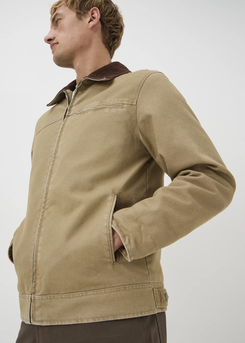 Stone Canvas Chore Jacket - XS Image 3