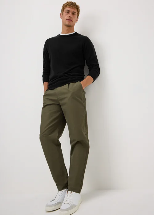 Black Supersoft Crew Neck Jumper - XS Image 1