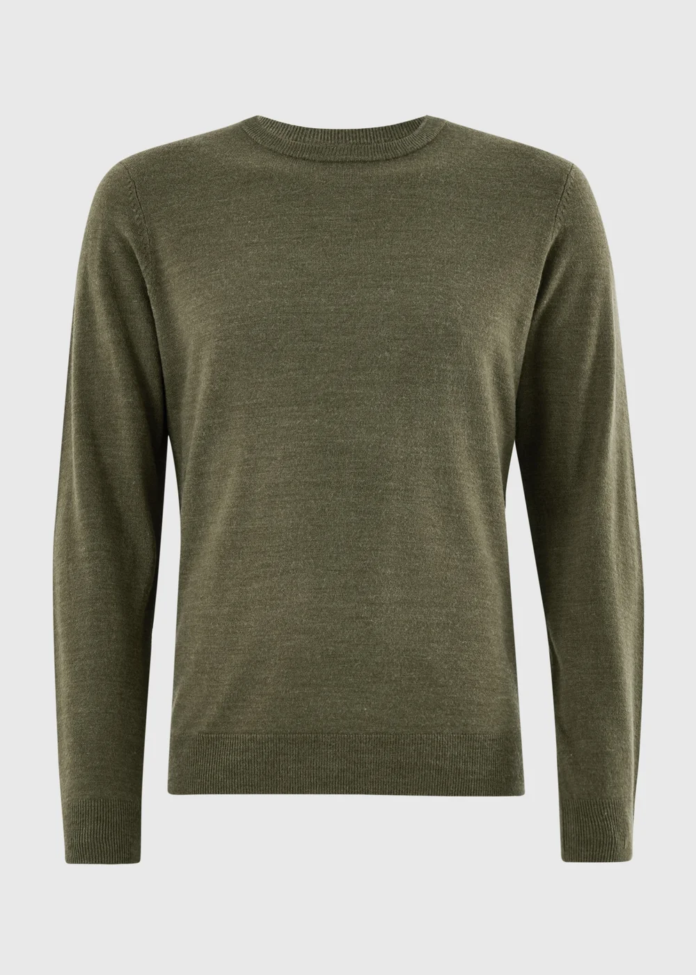 Green Supersoft Crew Neck Jumper - XS Image 4