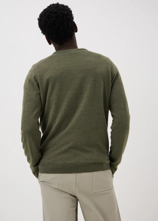 Green Supersoft Crew Neck Jumper