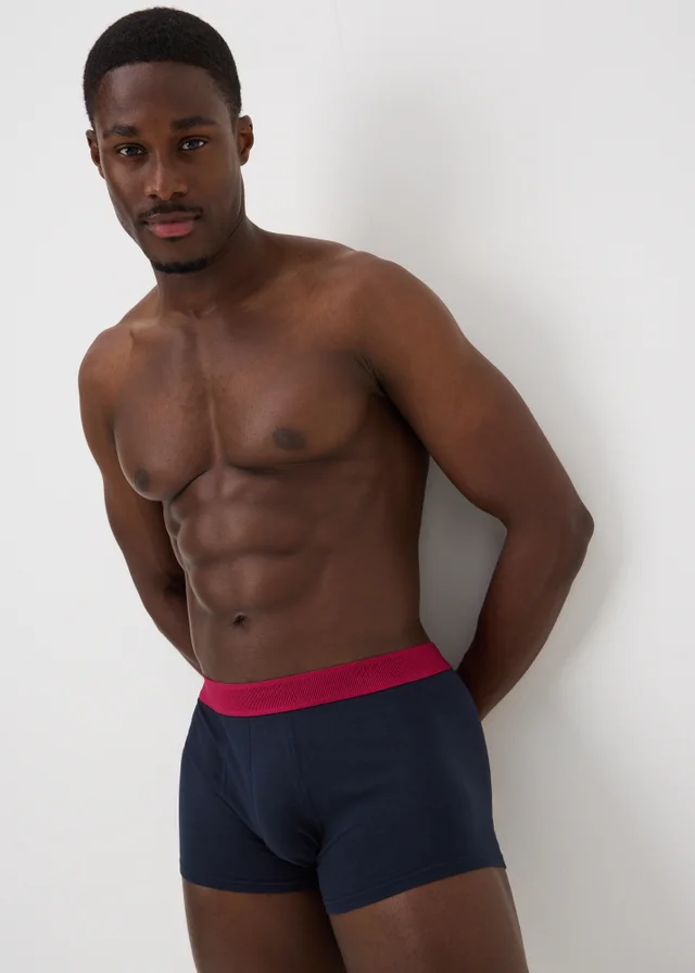 5 Pack Navy Hipster Boxers