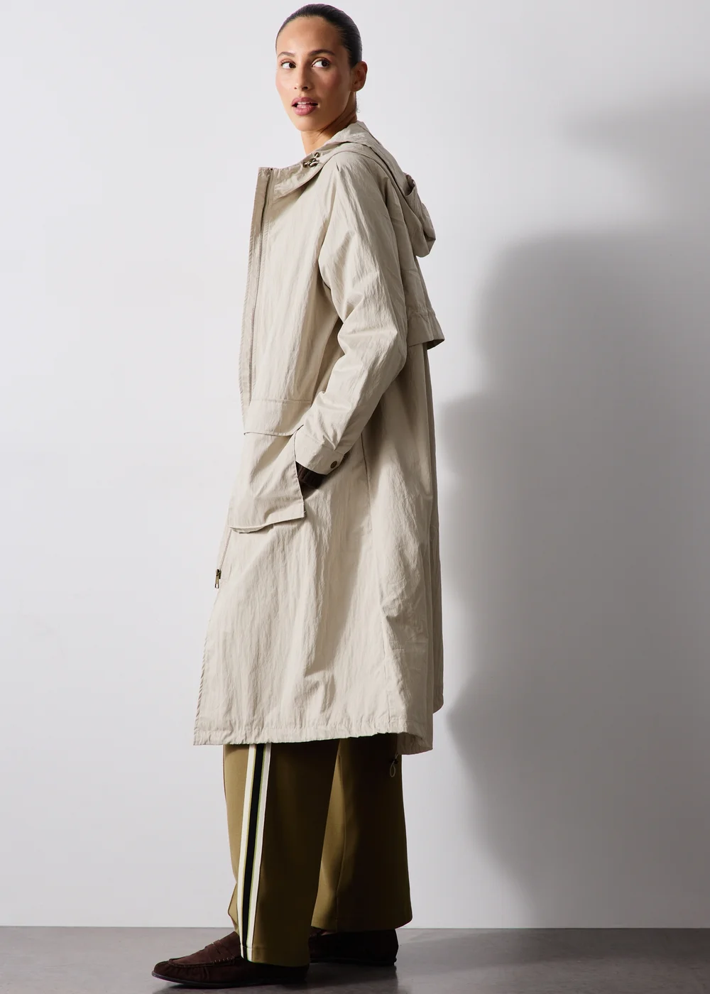 Stone Waterproof Long Anorak - 16 Image 4