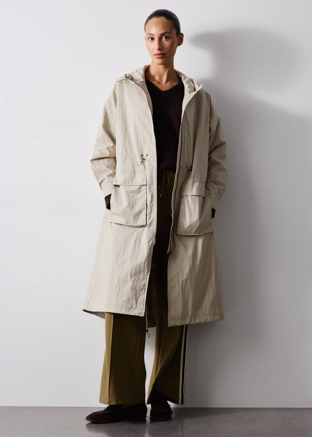 Stone Waterproof Long Anorak - 16 Image 1