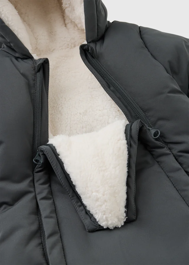 Baby Charcoal Duvet Snowsuit (0-23mths)