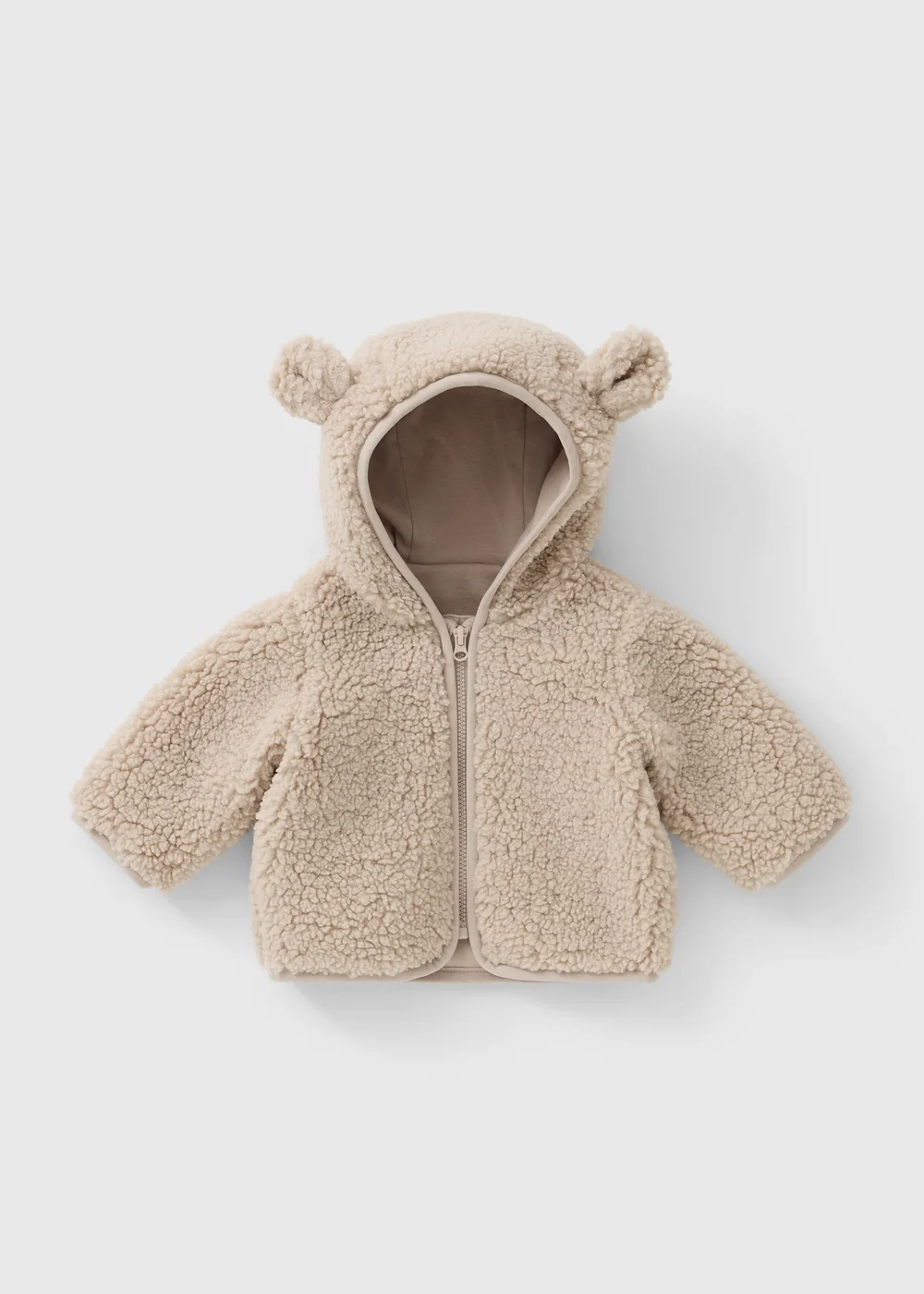 Baby Stone Borg Bear Jacket (0-23mths) - Up to 1 Month Image 1
