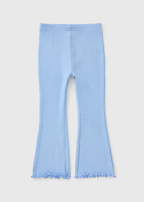 Girls Blue Flared Leggings (1-8yrs) - 1-1.5 Yrs Image 1