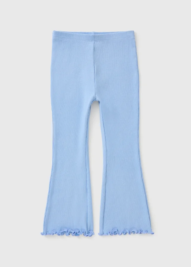 Girls Blue Flared Leggings (1-8yrs)
