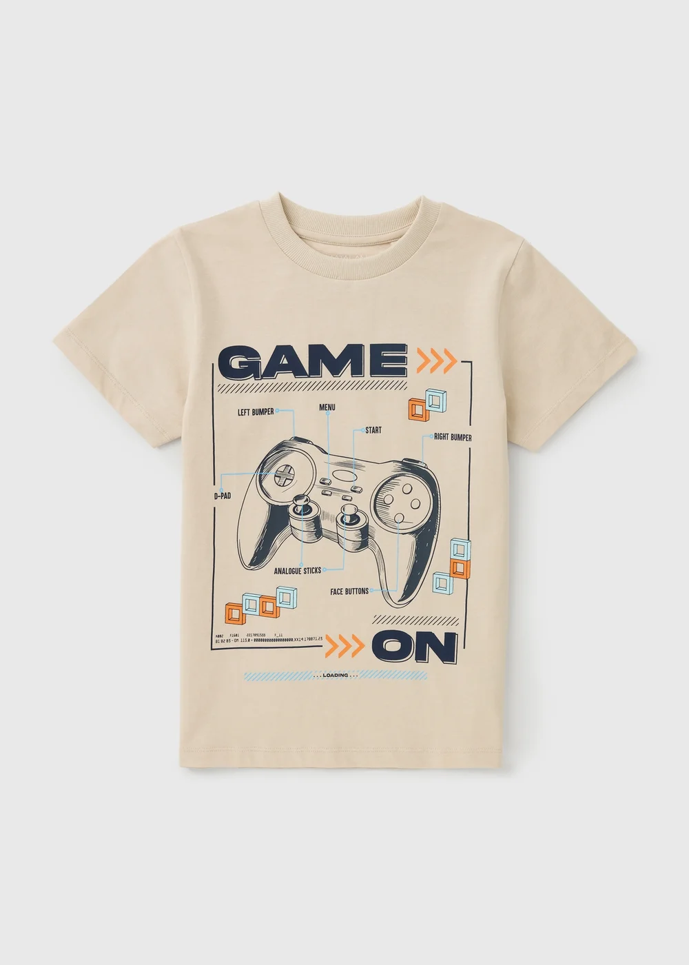 Boys Stone Gamer T-Shirt (7-15yrs) - 7 Yrs Image 1