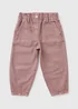 Girls Pink Barrel Leg Jeans (1-8Yrs) - 1-1.5 Yrs Image 1