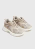 Boys Taupe Mesh Chunky Trainers (Younger 10-Older 6) - 10 Infants Image 1