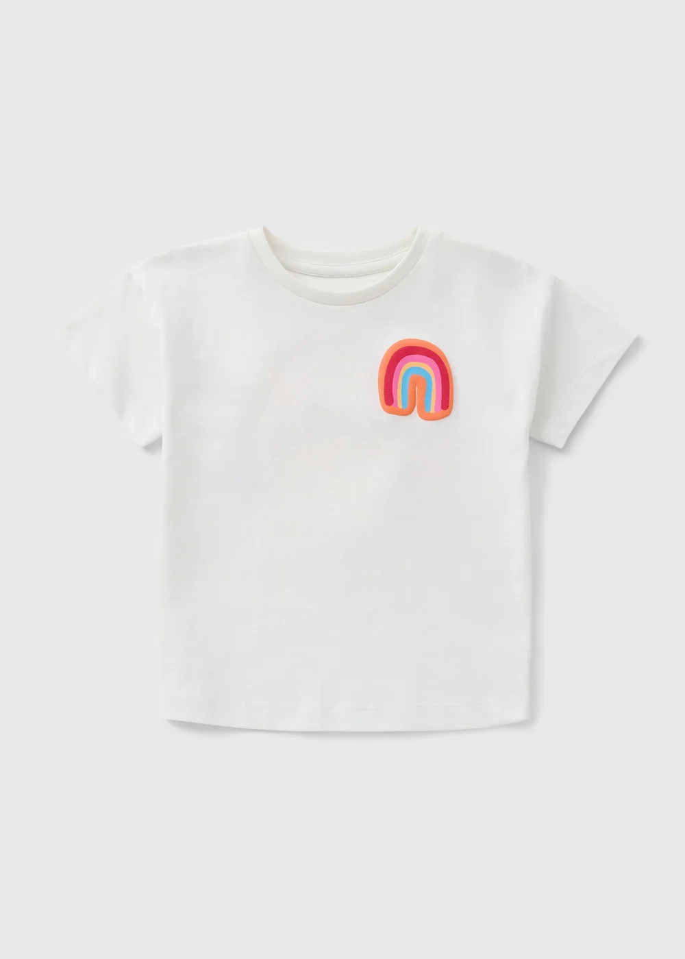 Girls White Besties Back Graphic T-Shirt (1-8yrs) - 6-7 Yrs Image 1