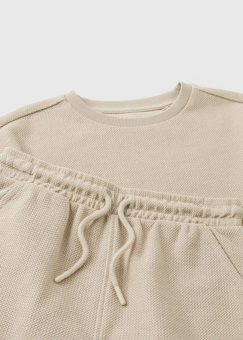 Boys Stone Textured Top & Short Set (7-15yrs) - 7 Yrs Image 2