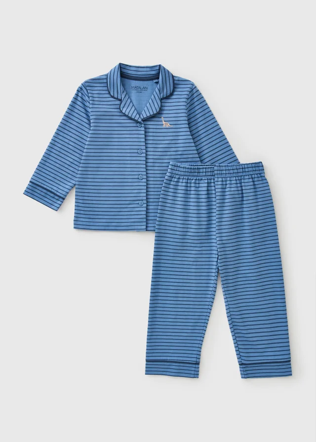 Boys Blue Dino Pyjamas (1-7 Yrs)