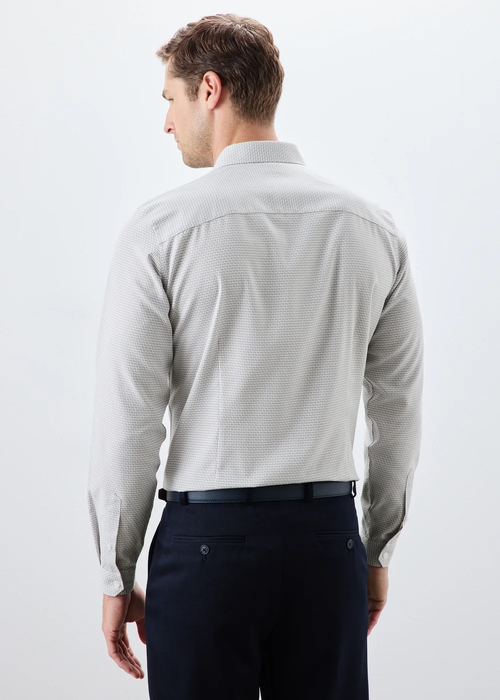 Taylor & Wright Grey Slim Fit Shirt - S Image 2