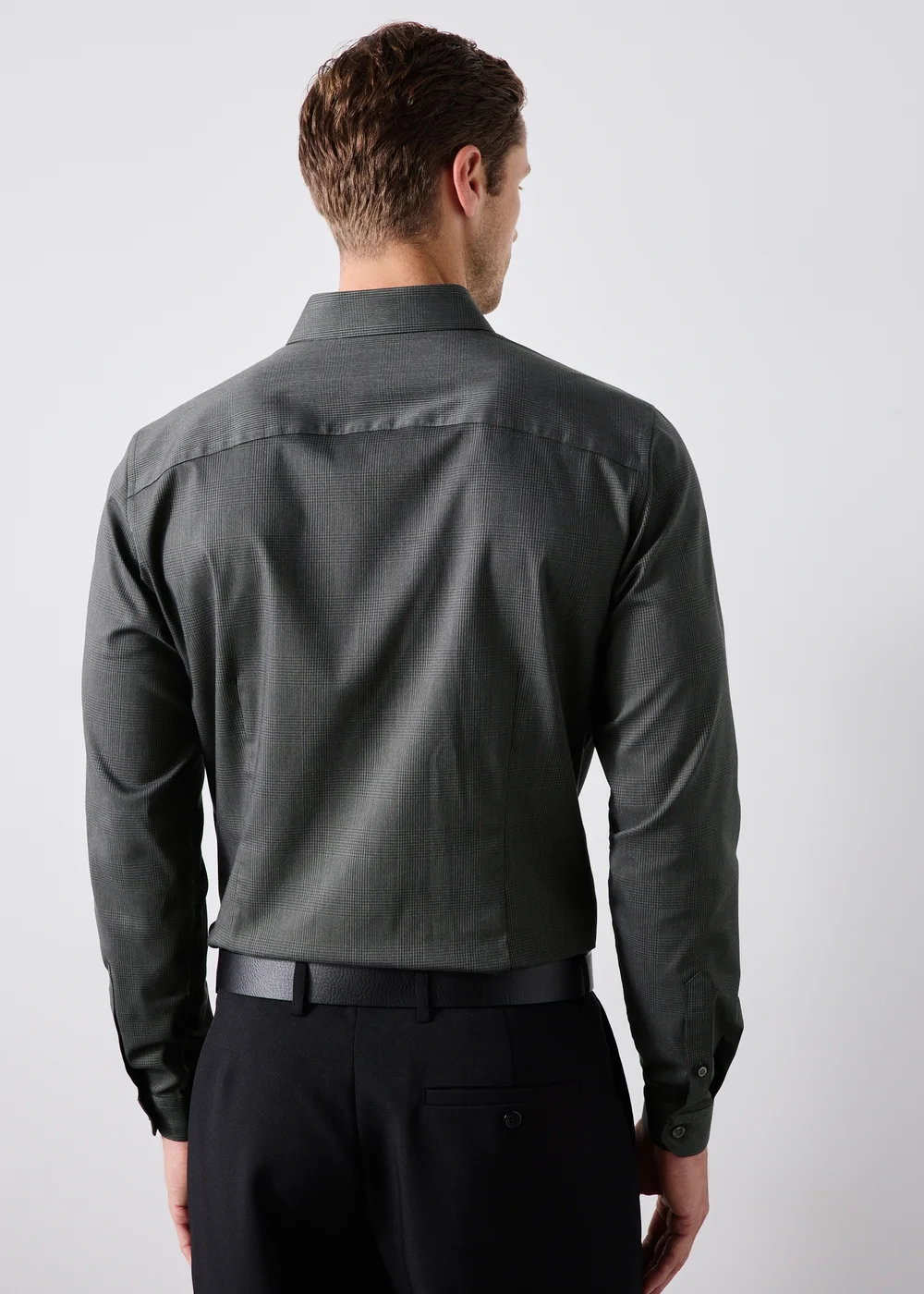 Taylor & Wright Slim Charcoal POW Check - S Image 2