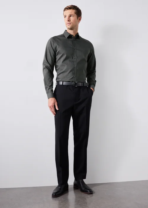 Taylor & Wright Slim Charcoal POW Check - S Image 4