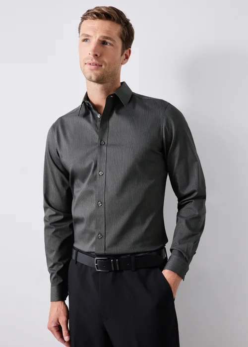 Taylor & Wright Slim Charcoal POW Check - S Image 1