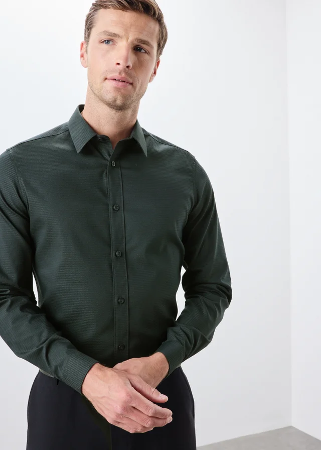 Taylor & Wright Green Slim Fit Shirt