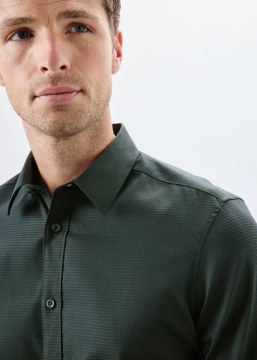 Taylor & Wright Green Slim Fit Shirt - S Image 3
