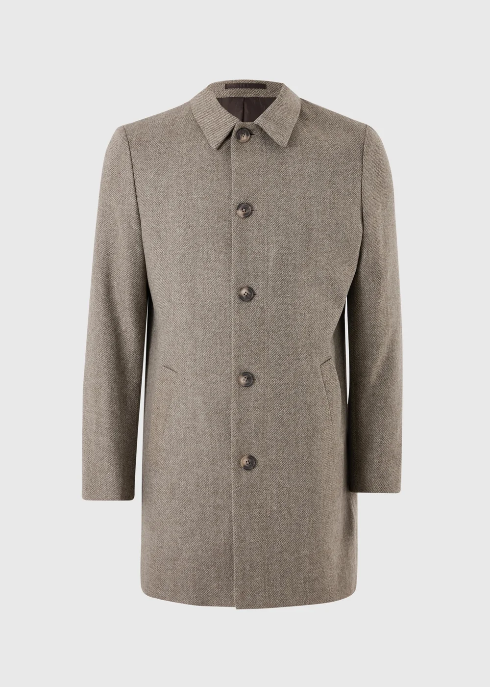 Men's Stone Overcoat - XS Image 5