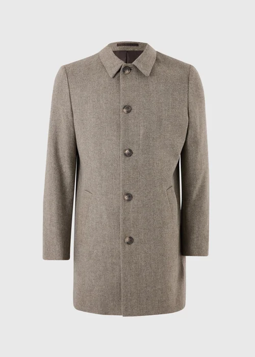 Men's Stone Overcoat - XS Image 5