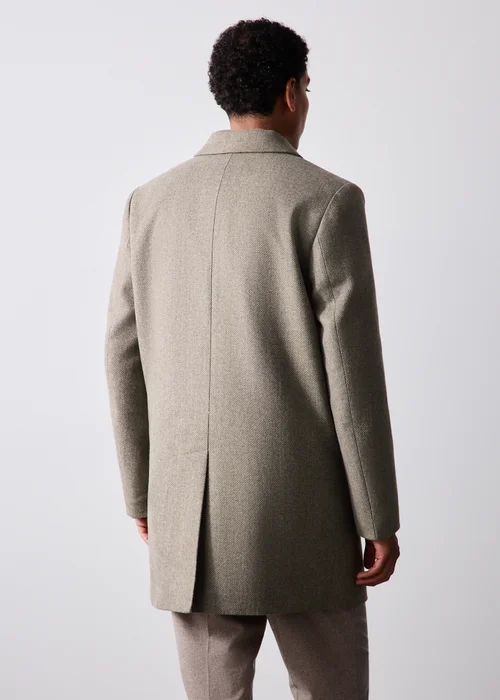 Men's Stone Overcoat - XS Image 3