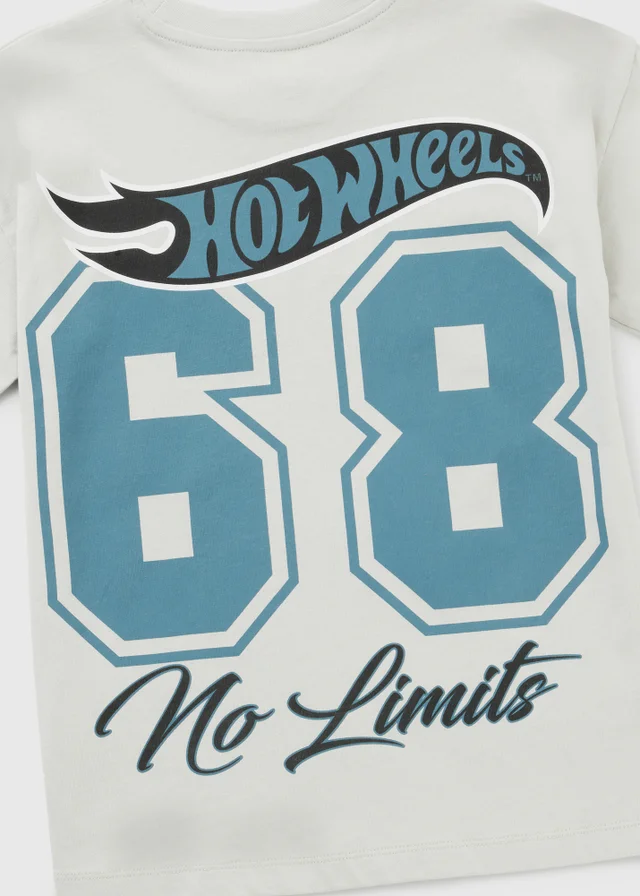 Hot Wheels Boys Grey Race Club T-Shirt (4-13yrs)