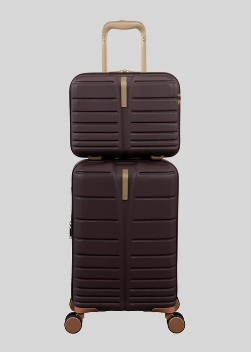 IT Luggage Chocolate Brown Fascinate Hardshell Suitcase - VANITY Image 3