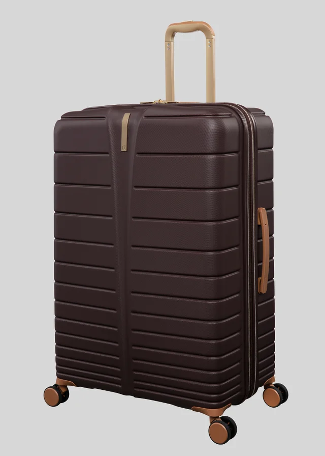 IT Luggage Chocolate Brown Fascinate Hardshell Suitcase