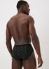 5 Pack Black Geometric Print Briefs - S Image 3
