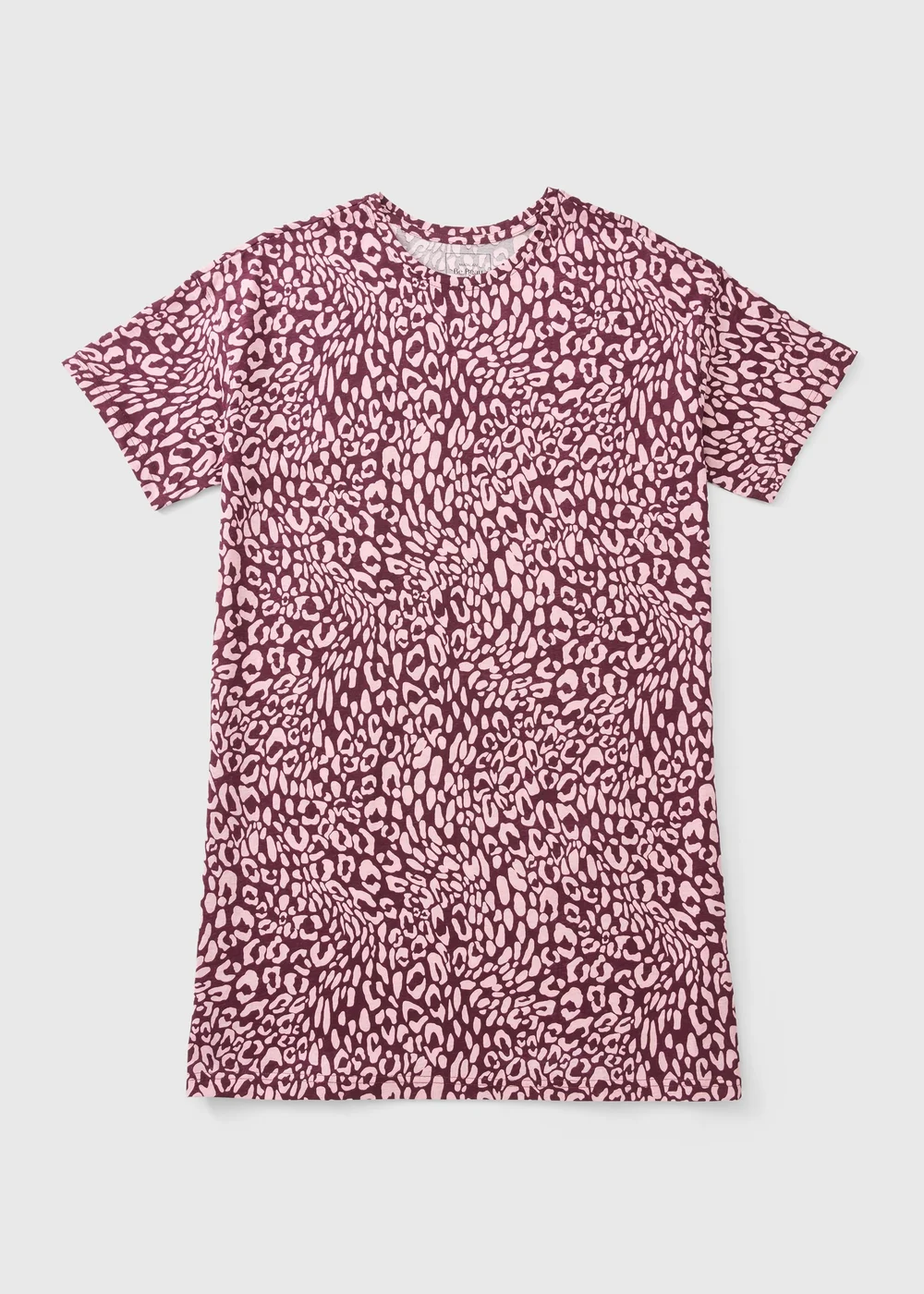 Burgundy Leopard Print Nightie - XS Image 1