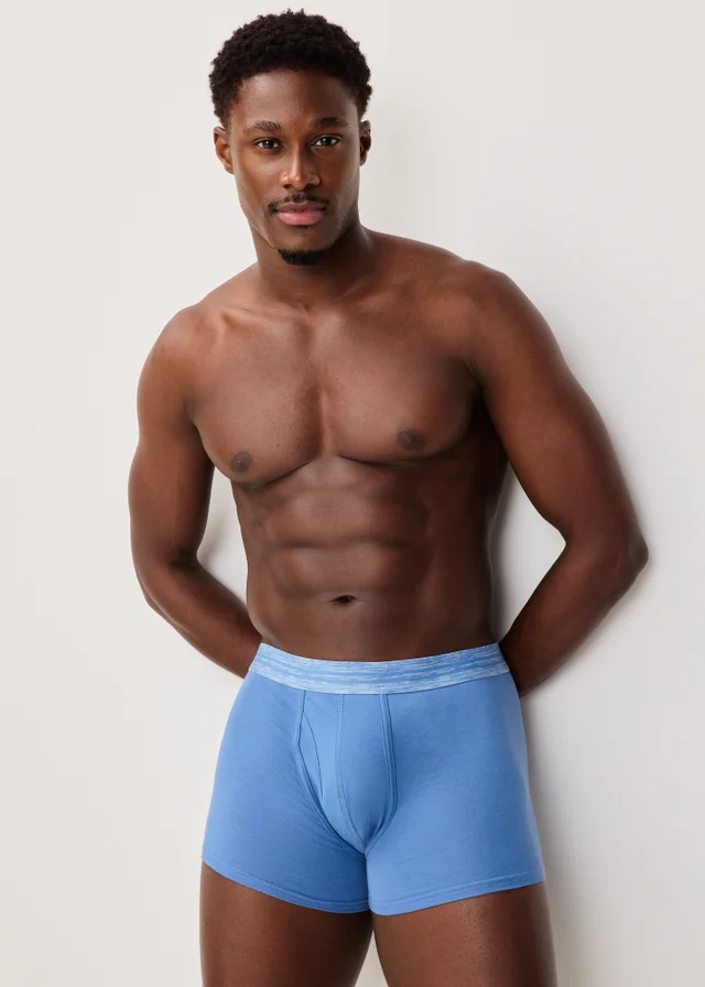 5 Pack Multi Blue Trunk Boxers