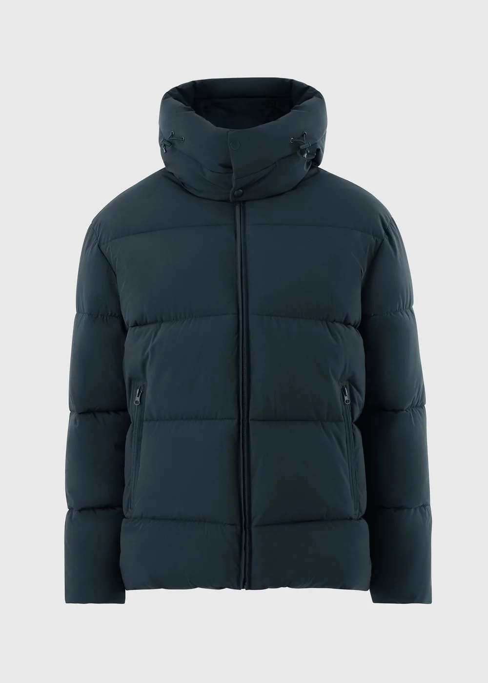 Navy Mid Length Puffa Coat - XS Image 1
