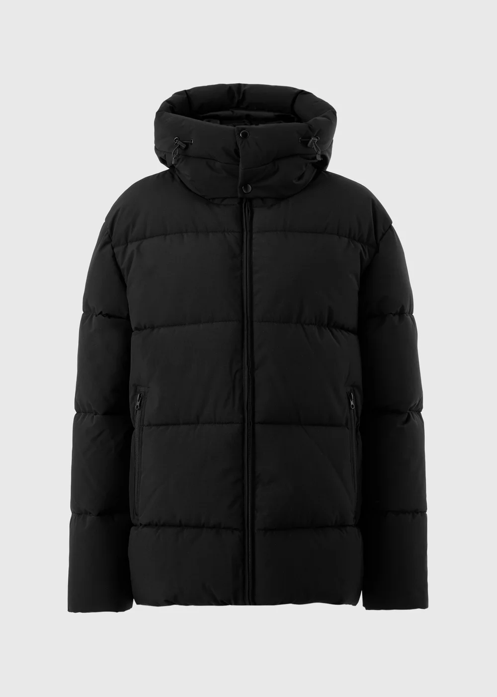 Black Mid Length Padded Coat - XS Image 1