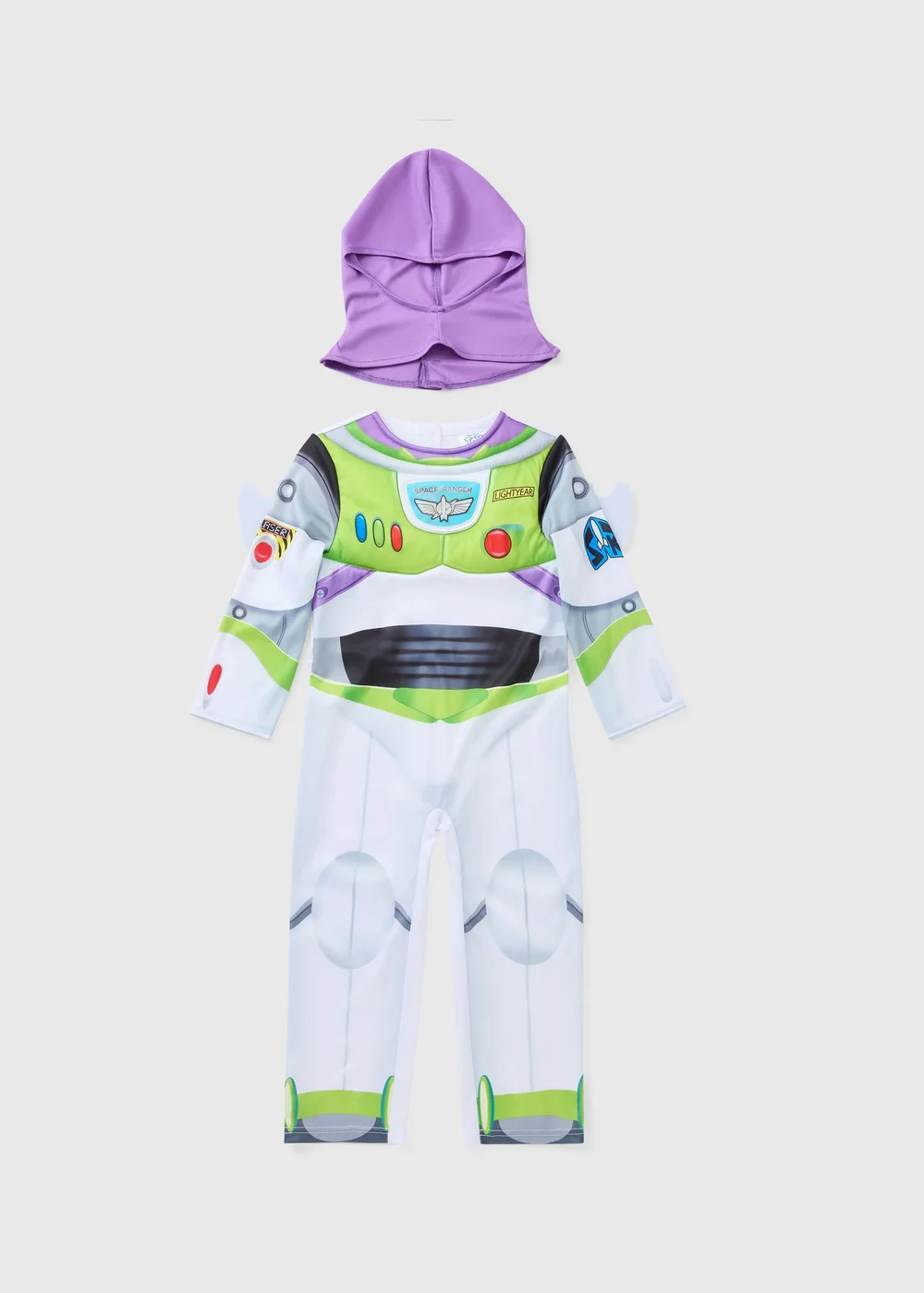 Toy Story White Buzz Lightyear Fancy Dress Costume (3-9yrs) - 3 Yrs Image 1
